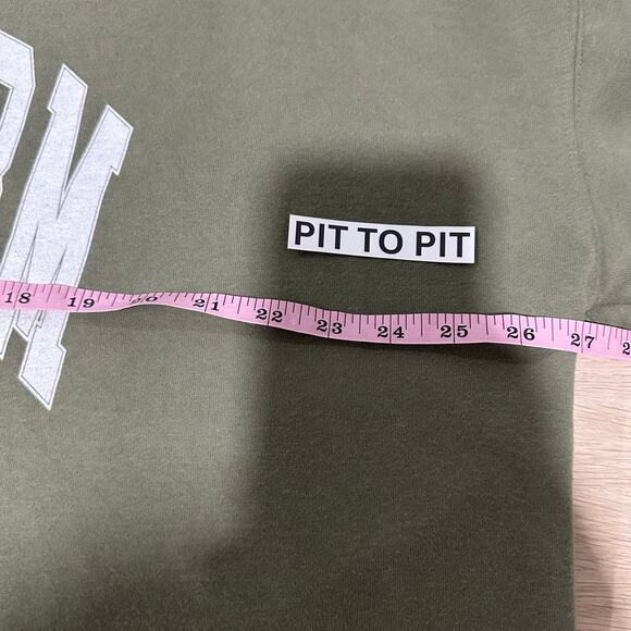 Pink Lily Womens Bookworm Olive Green Graphic Crew Neck‎ Sweatshirt Size XL - Picture 9 of 10